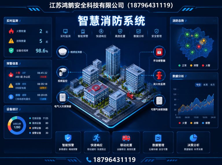张掖智慧消防系统展示图