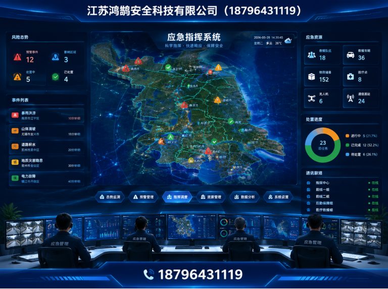张掖应急指挥系统展示图